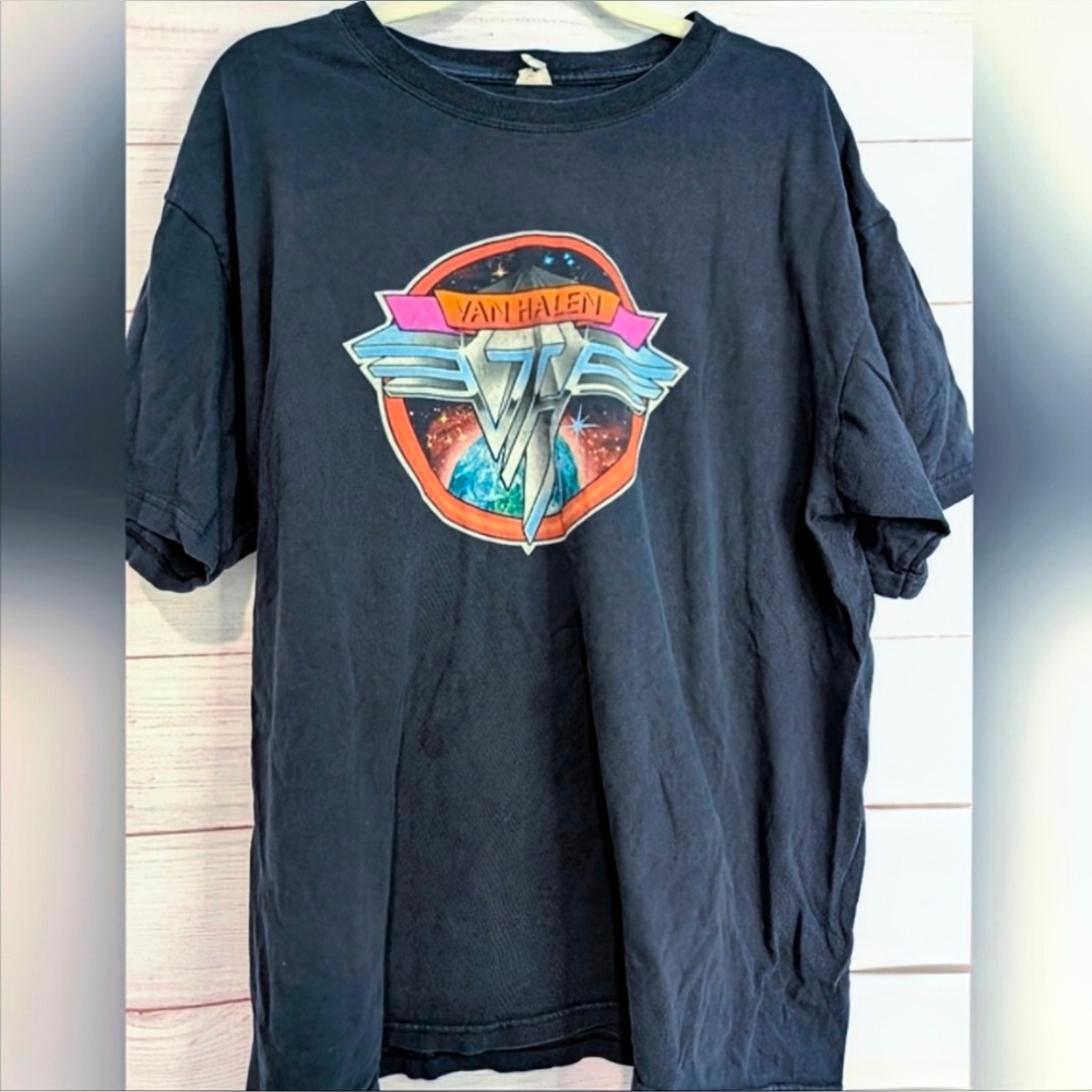 Vintage RARE  Van Halen graphic band tee mens size xl loose fit